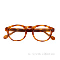 Italienisches Design -Logo neueste Gentleman Retro optische Acetatbrille Rahmen